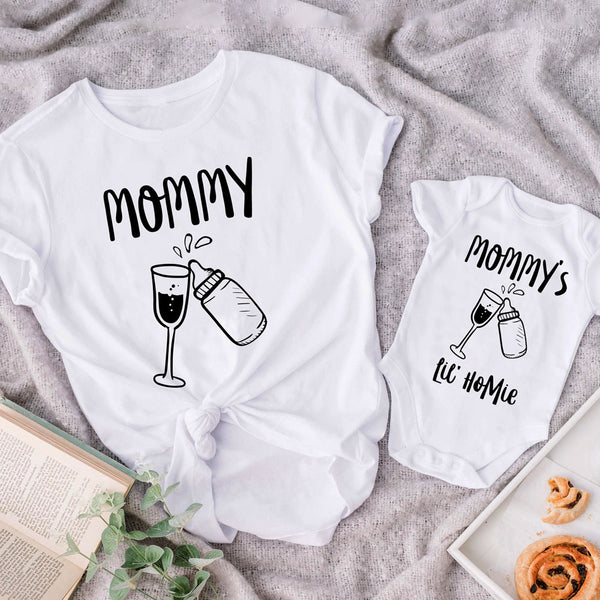 Matching shirts orders for parents and baby