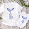 New Mom Mermaid Beach Mom And Baby Matching Shirt