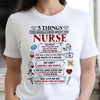 Nurse 5 Things About This Funny Shirt