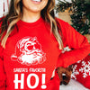 Christmas Gift Santa&#39;s Favorite Ho Sweatshirt