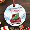 First Christmas Married Ornament Personalized Gift For Wife Husband