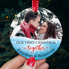 Our First Christmas Together Ornament Personalized Gift For Couple