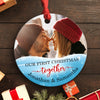 Our First Christmas Together Ornament Personalized Gift For Couple