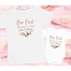 Personalized Our First Mothers Day Floral Shirts