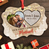 Our 1st Christmas Married Photo Ornament Personalized Gift For Couple