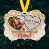 Our 1st Christmas Married Photo Ornament Personalized Gift For Couple
