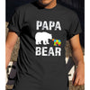 Gift For Dad Papa Bear Autism Shirt