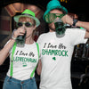 I Love His Her St. Patrick&#39;s Day T-shirt Gift For Couple