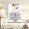 New Mom From Baby First Time Mom Holding Hands Personalized Canvas