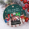 59971-Personalized Christmas Gift For Best Friend Ornament, Best Friends Christmas Ornament H0