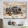 Anniversary Camping Couple Baby Let&#39;s Go Camping Personalized Canvas