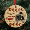 57944-Personalized Baseball Boy Born With Baseball In Soul Ornament Gift For Baseball Son H1