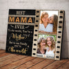 Personalized Best Mama Ever Meaningful Canvas