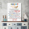 New Mom First Time MumAnd Child Holding Hands Personalized Canvas