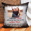 Personalized Funny Gifts For Best Friend Funny Ghost Friends Pillow