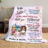Best Friend To My Bestie For Camping Lover Personalized Blanket