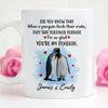Personalized You are my penguin couple mug