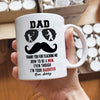 Personalized Gift For Dad From Daughter Mug, Thanks For Teaching Me to Be a Man Even Though I Am Your Daughter Mug, Funny Dad Mug