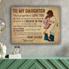 59157-Gift For Daughter From Dad I Am Proud To Be Your Father Canvas H1