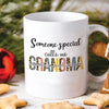 Personalized Gift for Grandma Christmas Gift For Grandma Promoted To Grandma Mug