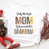 Personalized Christmas Gift For Grandma Promoted To Grandma Family Name TShirt