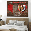 Wife And Husband You Bring Me Peace And Comfort Personalized Canvas