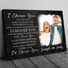 63693-Personalized I Choose You Black Canvas 2 Gift For Her For Him H0