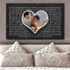 Personalized I Cross My Heart First Song First Dance Poster Canvas