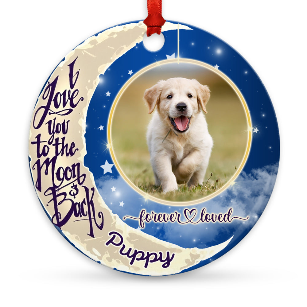 Forever Loved Ornament Personalized Pet Memorial Gift