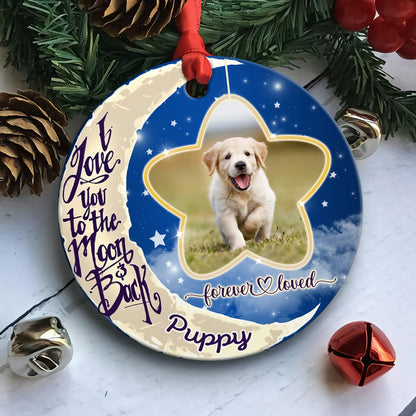 Forever Loved Ornament Personalized Pet Memorial Gift
