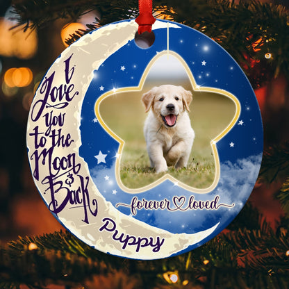 Forever Loved Ornament Personalized Pet Memorial Gift