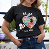 Personalized Mum Heart Shirt Funny Gift For Mum Shirt