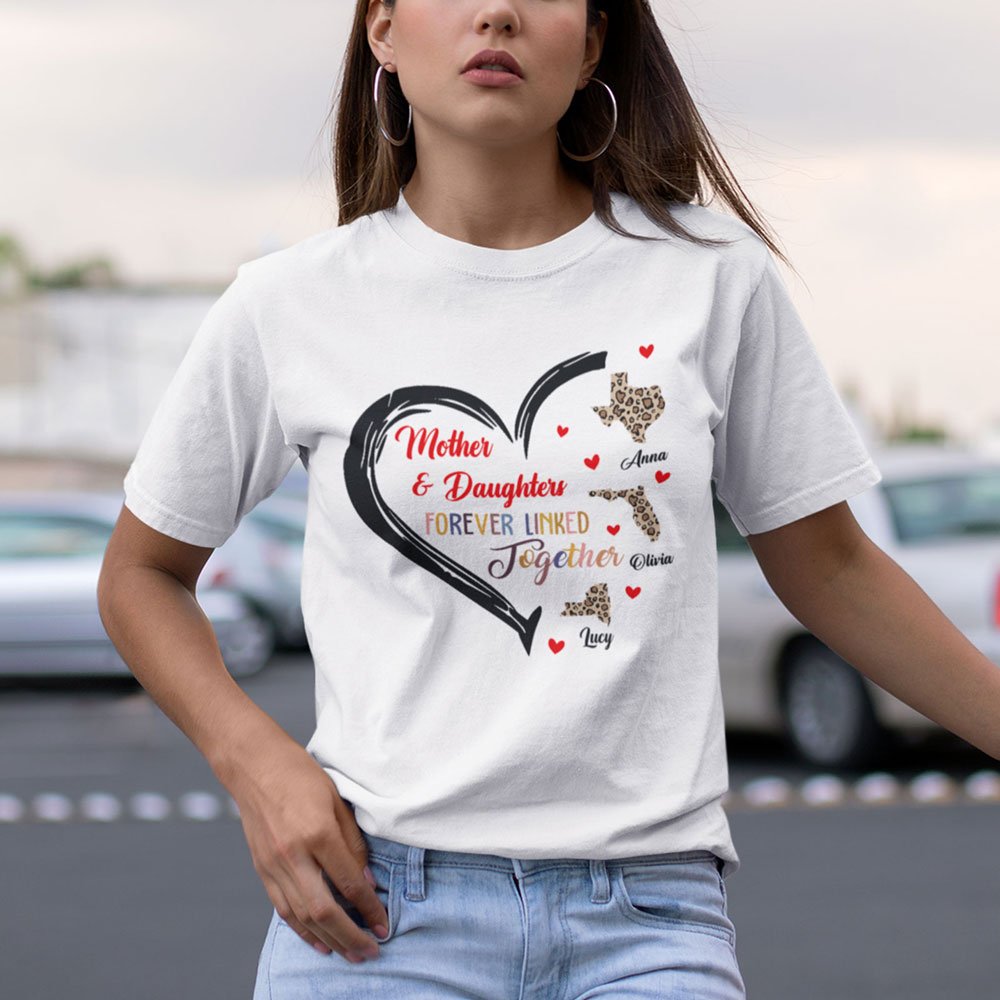 Personalized mother hot sale daughter shirts