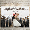 Personalized Name Photo Couple Home decor canvas