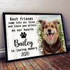 Personalized Pet Memorial Gift Best Friend Come Into Our Lives Poster