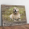 Personalized Pet Memorial When Tomorrow Starts Without Me Canvas Gift Pet Loss