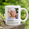 Personalized Photo Gift For Grandma Gives The Best Advice Definition Mug