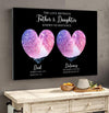 Personalized Gift For Dad Star Sky The Love Between Father And Daughter Poster