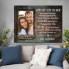 63859-Personalized When I Say I Love You More Canvas Gift For Her For Him H1