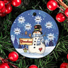 56869-Personalized Christmas Gift For Grandma Ornament, Grandma Ornament With Kids Names H4