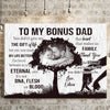 63158-Personalized Gift For Step Dad Canvas, Step Dad Gift H1