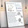 Walk Alongside Me And Hold My Hands Daddy And Me Poster Canvas  Dad And Baby Gift