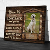 Pet Dog Cat Be There Memorial Personalized Canvas