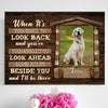 Pet Dog Cat Be There Memorial Personalized Canvas