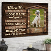 Pet Dog Cat Be There Memorial Personalized Canvas