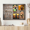 Pet Dog Cat Memorial Best Friend Personalized Canvas