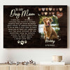 Pet Dog To My Dog Mom Memorial Personalized Canvas