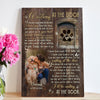 Pet Memorial Dog I&#39;ll Be Waiting At The Door Personalized Canvas
