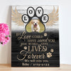 Pet Memorial Dog If Love Could Have Saved You Personalized Canvas