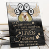 Pet Memorial Dog If Love Could Have Saved You Personalized Canvas